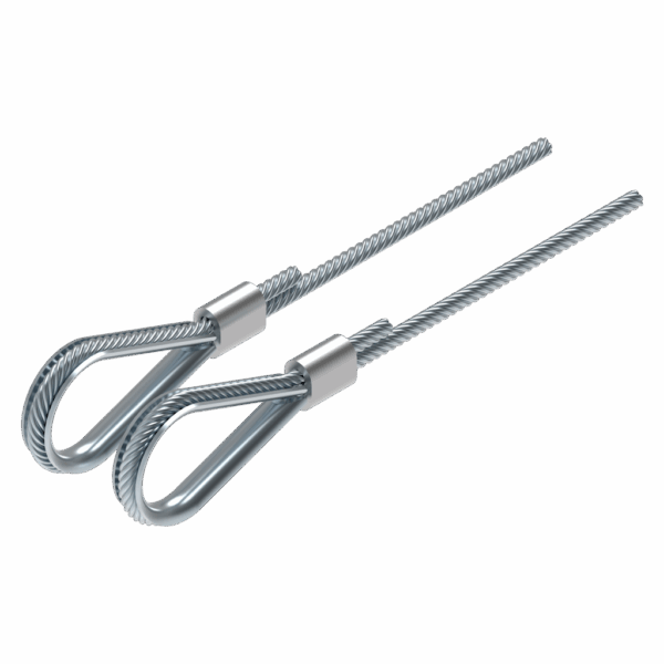 Câbles pour porte de garage sectionnelle 3mm